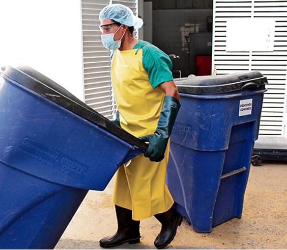 Recojo de residuos solidos hospitalarios